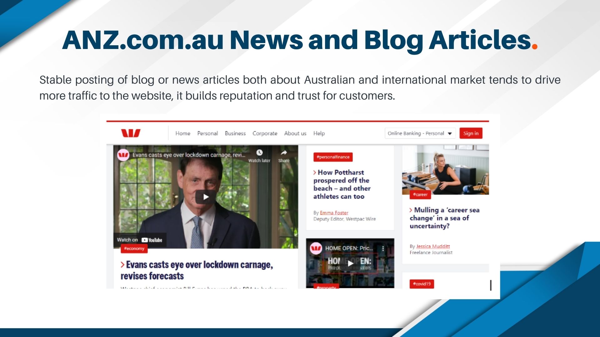SEO for ANZ Bank Slide 22