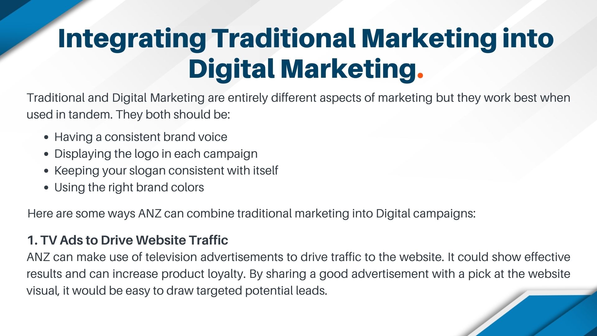 SEO for ANZ Bank Slide 33