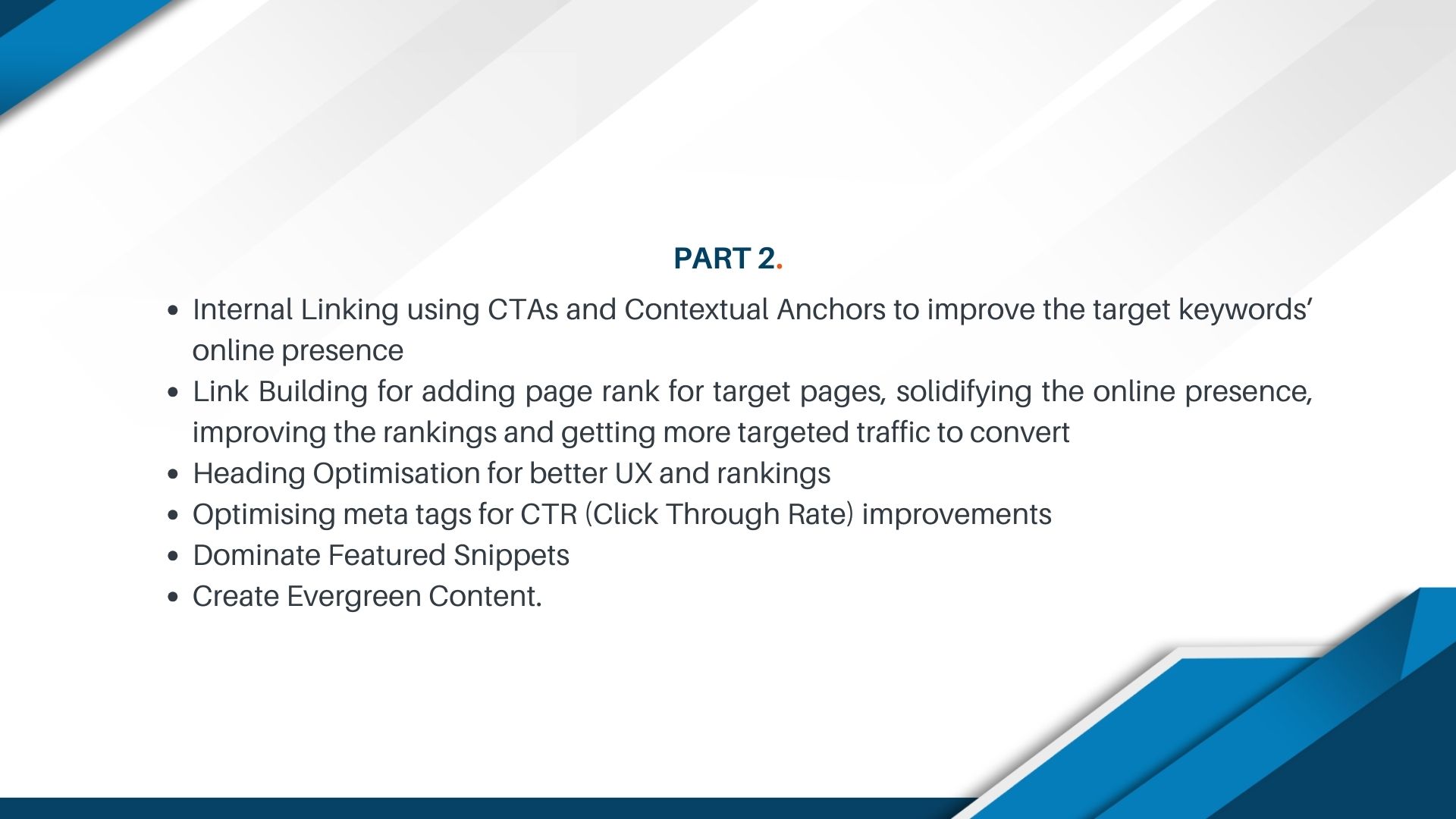 SEO for ANZ Bank Slide 5